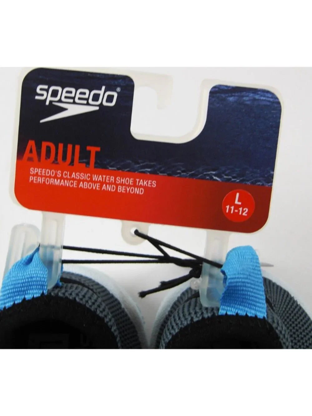 Speedo Blue Flexible Water Shoes Quick Dry Non-Slip Aqua Sneakers Size 11/12 New